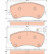 Brake Pad Set, disc brake GDB1798 TRW, Thumbnail 3