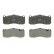 Brake Pad Set, disc brake GDB1802 TRW