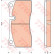 Brake Pad Set, disc brake GDB1816 TRW