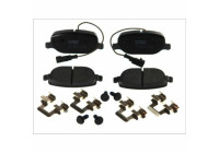 Brake Pad Set, disc brake GDB1851 TRW