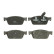 Brake Pad Set, disc brake GDB1887 TRW