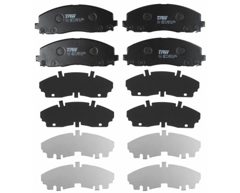 Brake Pad Set, disc brake GDB1944 TRW, Image 4