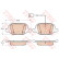 Brake Pad Set, disc brake GDB1985 TRW