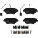 Brake Pad Set, disc brake GDB2001 TRW, Thumbnail 2