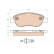 Brake Pad Set, disc brake GDB2008 TRW