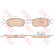 Brake Pad Set, disc brake GDB2015 TRW