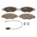 Brake Pad Set, disc brake GDB2024 TRW, Thumbnail 2