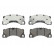 Brake Pad Set, disc brake GDB2052 TRW