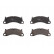 Brake Pad Set, disc brake GDB2057 TRW