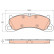 Brake Pad Set, disc brake GDB2057 TRW, Thumbnail 2