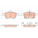 Brake Pad Set, disc brake GDB2060 TRW
