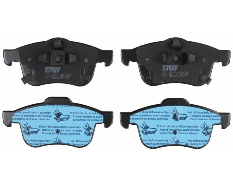 Brake Pad Set, disc brake GDB2060 TRW, Image 2