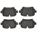 Brake Pad Set, disc brake GDB2066 TRW, Thumbnail 4