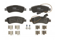 Brake Pad Set, disc brake GDB2068 TRW