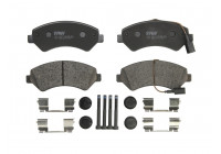 Brake Pad Set, disc brake GDB2069 TRW