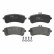 Brake Pad Set, disc brake GDB2079 TRW