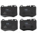 Brake Pad Set, disc brake GDB2081 TRW, Thumbnail 3