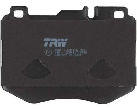 Brake Pad Set, disc brake GDB2081 TRW, Image 5