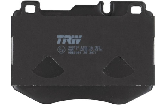 Brake Pad Set, disc brake GDB2081 TRW, Image 5