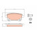 Brake Pad Set, disc brake GDB2082 TRW