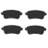 Brake Pad Set, disc brake GDB2082 TRW, Thumbnail 4