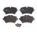 Brake Pad Set, disc brake GDB2087 TRW