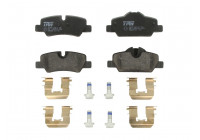 Brake Pad Set, disc brake GDB2088 TRW