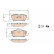 Brake Pad Set, disc brake GDB2088 TRW, Thumbnail 2