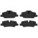 Brake Pad Set, disc brake GDB2088 TRW, Thumbnail 5