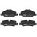 Brake Pad Set, disc brake GDB2088 TRW, Thumbnail 6