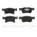 Brake Pad Set, disc brake GDB2091 TRW