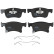Brake Pad Set, disc brake GDB2091 TRW, Thumbnail 4