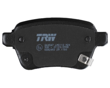 Brake Pad Set, disc brake GDB2093 TRW, Image 5