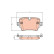 Brake Pad Set, disc brake GDB2095 TRW