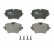 Brake Pad Set, disc brake GDB2098 TRW