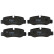 Brake Pad Set, disc brake GDB2102 TRW, Thumbnail 3