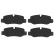 Brake Pad Set, disc brake GDB2102 TRW, Thumbnail 4