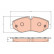 Brake Pad Set, disc brake GDB2103 TRW, Thumbnail 2