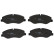 Brake Pad Set, disc brake GDB2103 TRW, Thumbnail 3