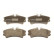 Brake Pad Set, disc brake GDB2105 TRW, Thumbnail 2