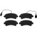Brake Pad Set, disc brake GDB2106 TRW, Thumbnail 2