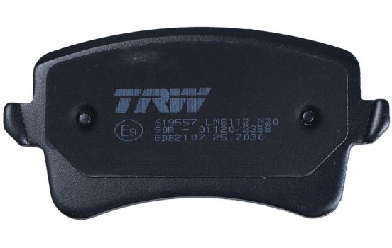 Brake Pad Set, disc brake GDB2107 TRW, Image 3