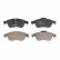 Brake Pad Set, disc brake GDB2111 TRW