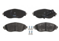 Brake Pad Set, disc brake GDB2114 TRW