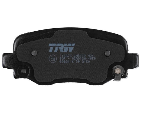 Brake Pad Set, disc brake GDB2116 TRW, Image 5