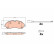 Brake Pad Set, disc brake GDB2117 TRW