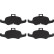 Brake Pad Set, disc brake GDB2120 TRW, Thumbnail 2