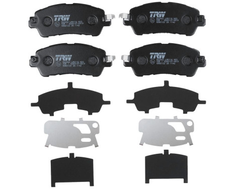 Brake Pad Set, disc brake GDB2122 TRW, Image 2