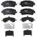 Brake Pad Set, disc brake GDB2122 TRW, Thumbnail 2