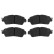 Brake Pad Set, disc brake GDB2122 TRW, Thumbnail 3